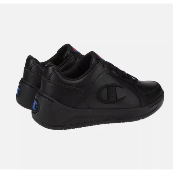 Champion Womens Super C Classic Court Sneakers 1432454 Lace Up Black Size 7.5 - Picture 4 of 6